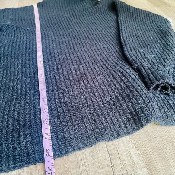 For the Republic Black Oversized Turtleneck Sweater XS NWT NEW! - Picture 8 of 9
